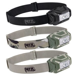 Petzl Aria 1 RGB fejlámpa (350lm, akku/AAA elem, 105g)